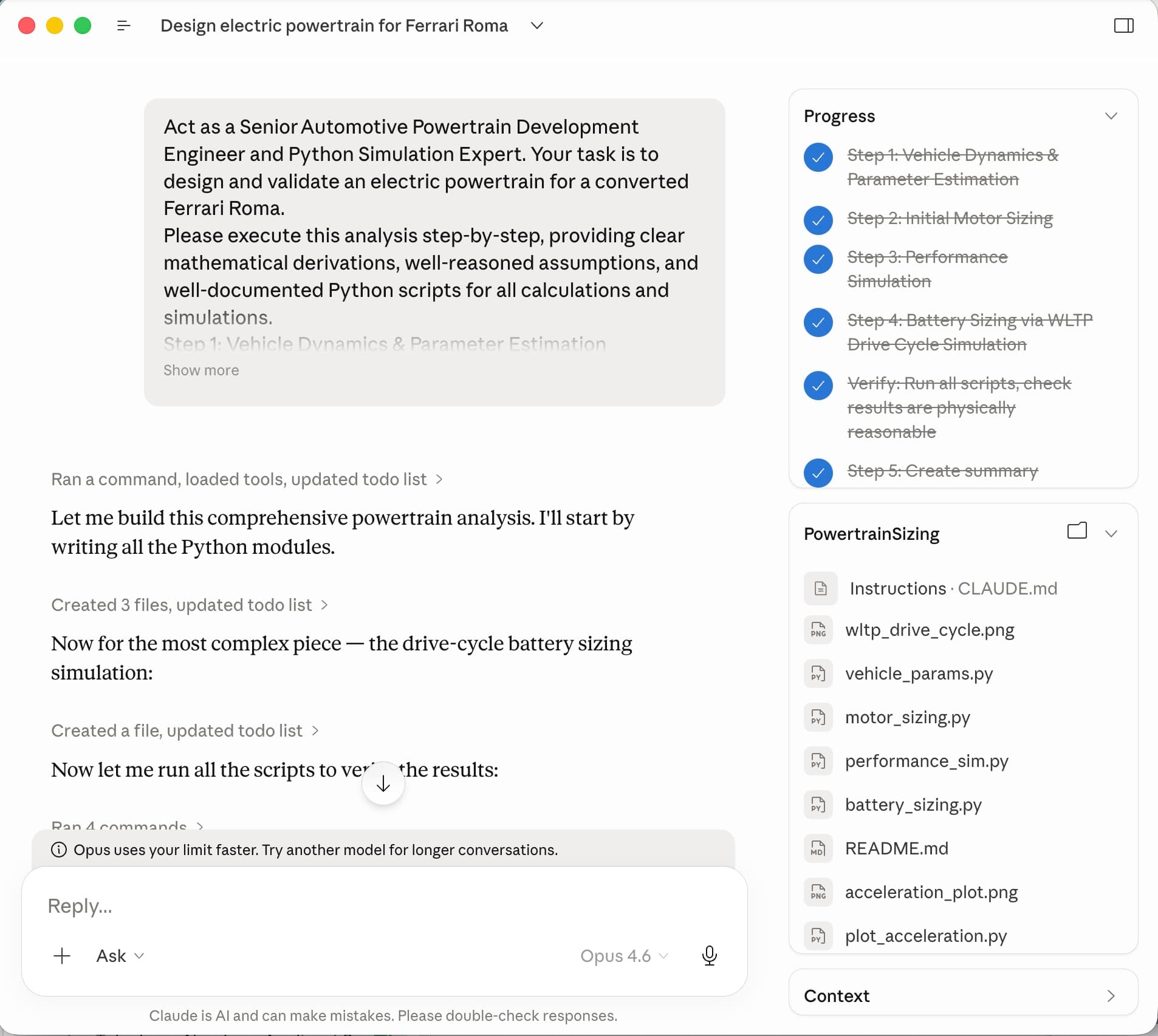 One-shot optimised prompt by another LLM, Google Gemini in this case, and start of project in Claude Desktop App in Cowork